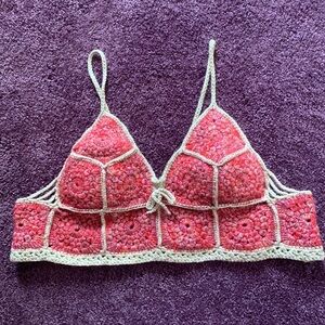 HANDMADE Crochet Granny Square Bralette